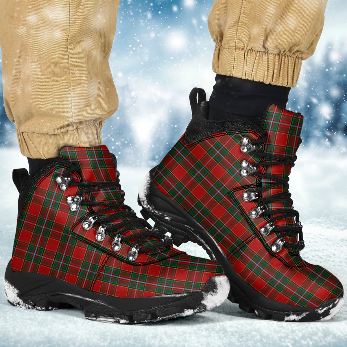 Drummond Ancient Tartan Alpine Boots - Tartanvibesclothing