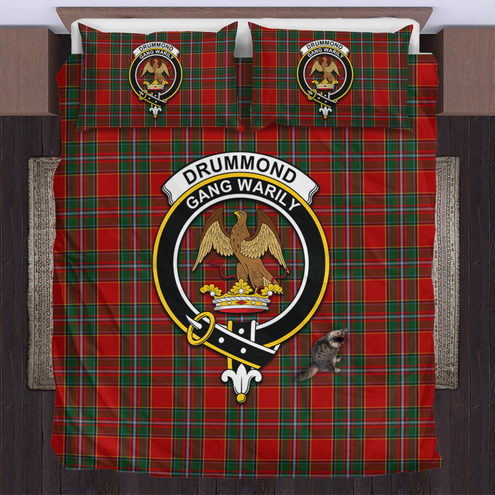 drummond-ancient-tartan-bedding-set-with-family-crest