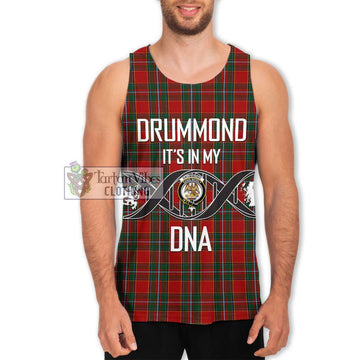 Drummond Ancient Tartan Men's Tank Top with Family Crest DNA In Me Style