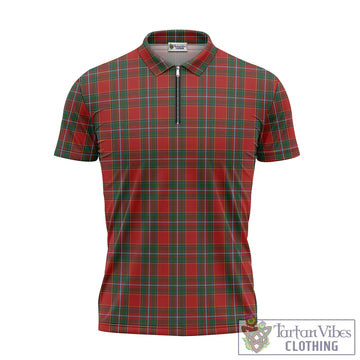 Drummond Ancient Tartan Zipper Polo Shirt