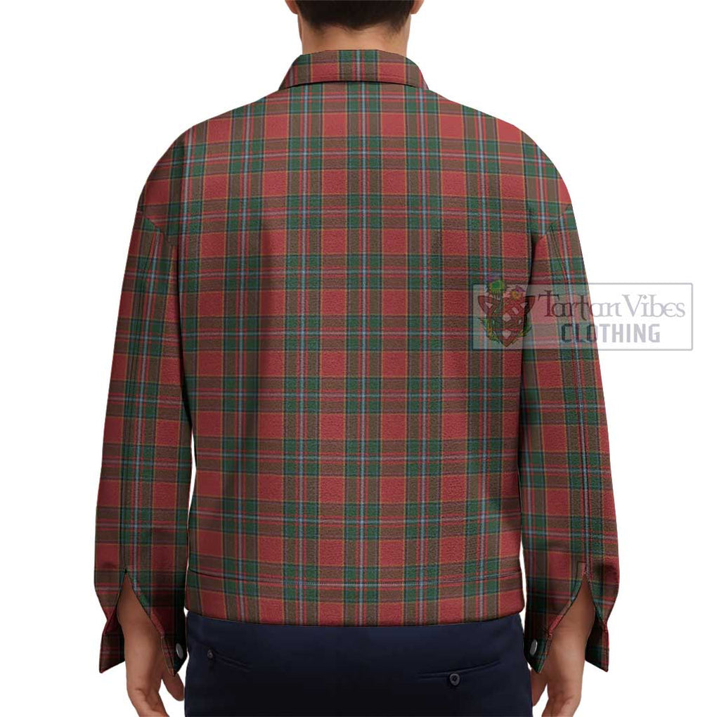 Drummond Ancient Tartan Unisex Lapel Cotton Jacket - Tartan Vibes Clothing