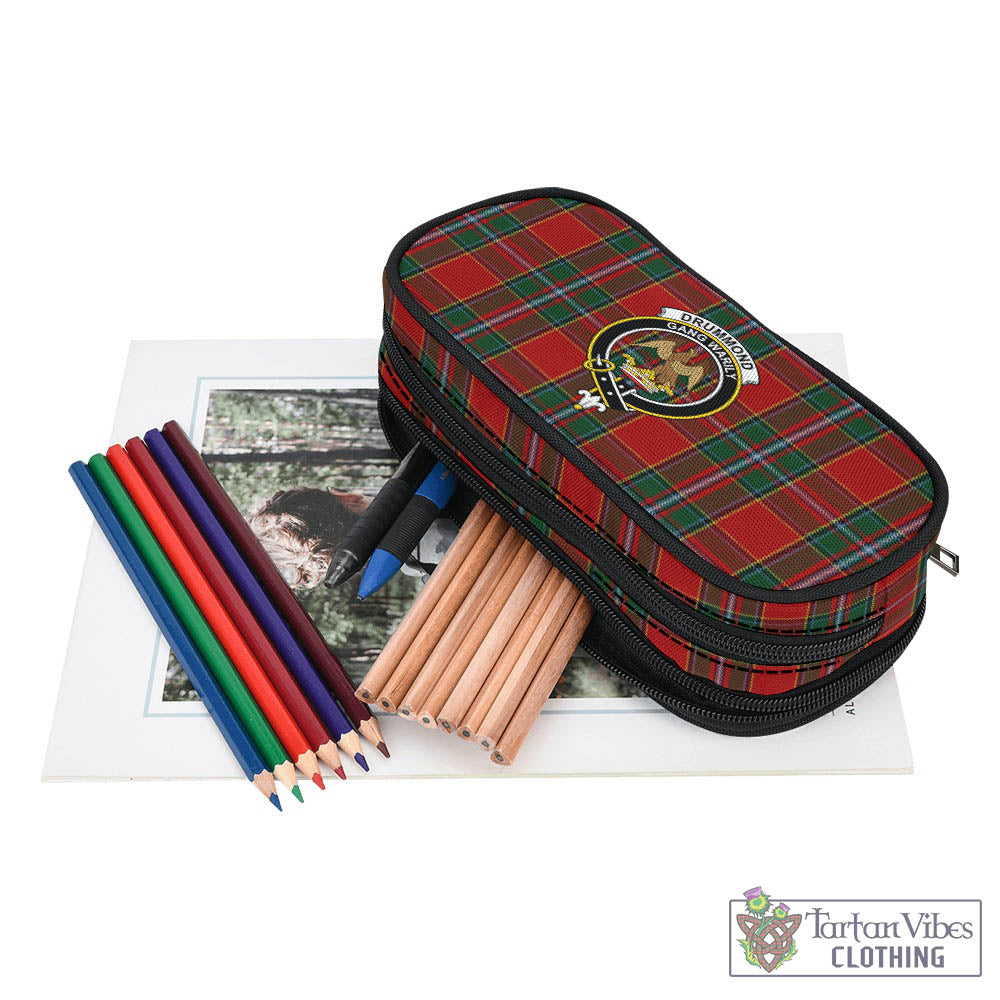 Tartan Vibes Clothing Drummond Ancient Tartan Pen and Pencil Case with Family Crest