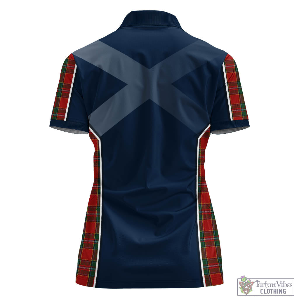 Drummond Ancient Tartan Women's Polo Shirt with Family Crest and Lion Rampant Vibes Sport Style - Tartan Vibes Clothing