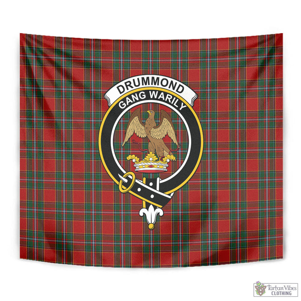 Tartan Vibes Clothing Drummond Ancient Tartan Tapestry Wall Hanging and Home Decor for Room with Family Crest