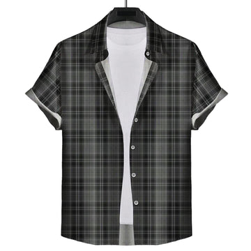 Drummond Grey Tartan Short Sleeve Button Down Shirt