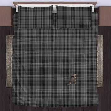 Drummond Grey Tartan Bedding Set