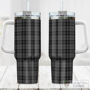 Drummond Grey Tartan Tumbler with Handle