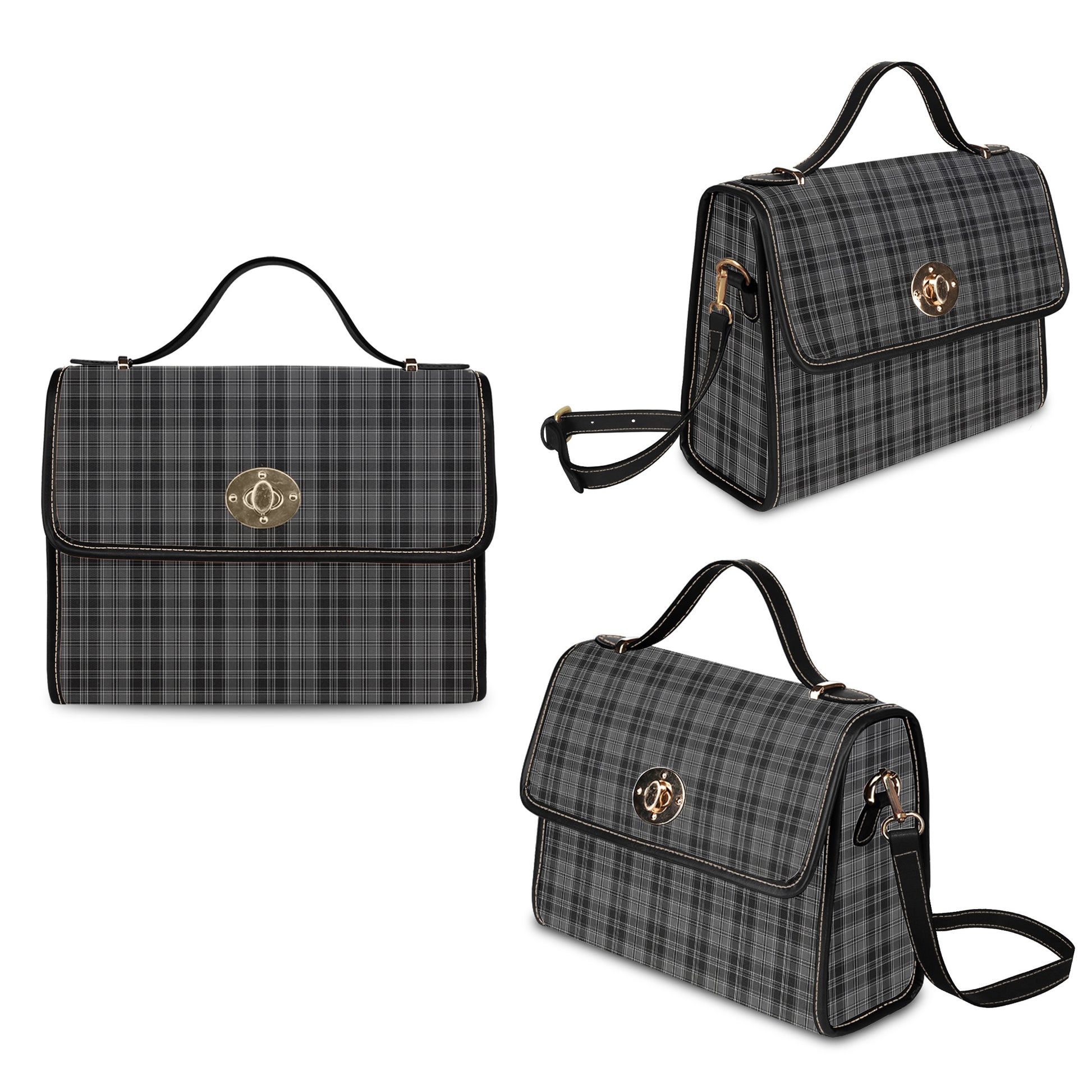 drummond-grey-tartan-leather-strap-waterproof-canvas-bag