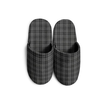 Drummond Grey Tartan Home Slippers