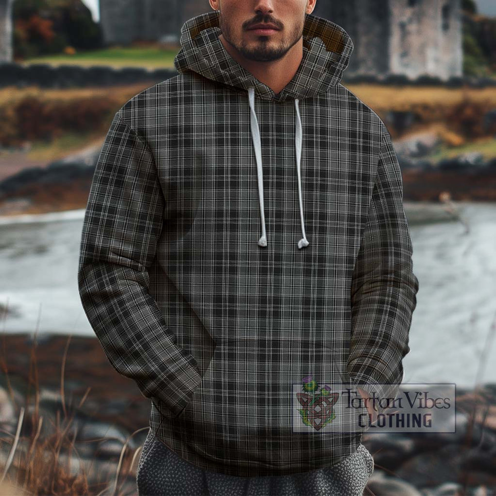 Drummond Grey Tartan Cotton Hoodie Pullover Hoodie XS - Tartan Vibes Clothing