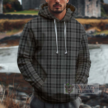 Drummond Grey Tartan Cotton Hoodie