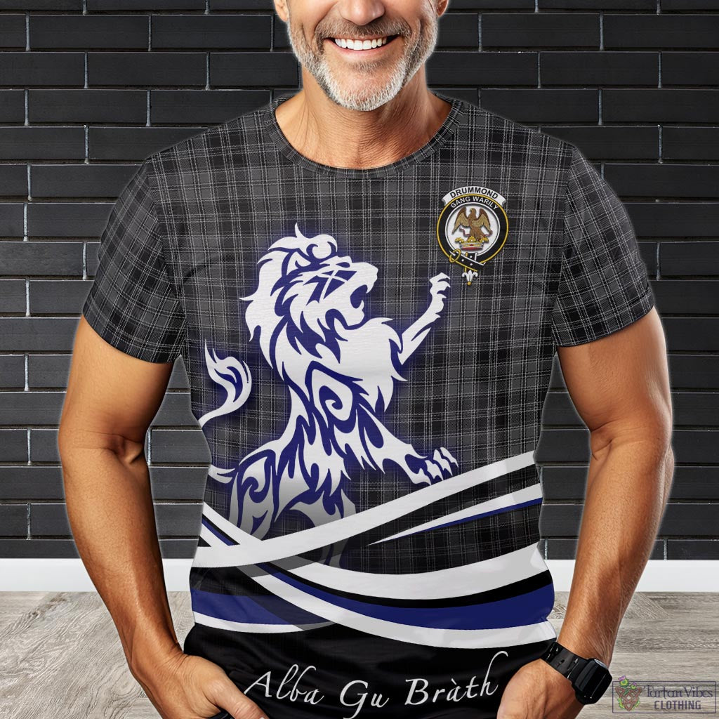 drummond-grey-tartan-t-shirt-with-alba-gu-brath-regal-lion-emblem