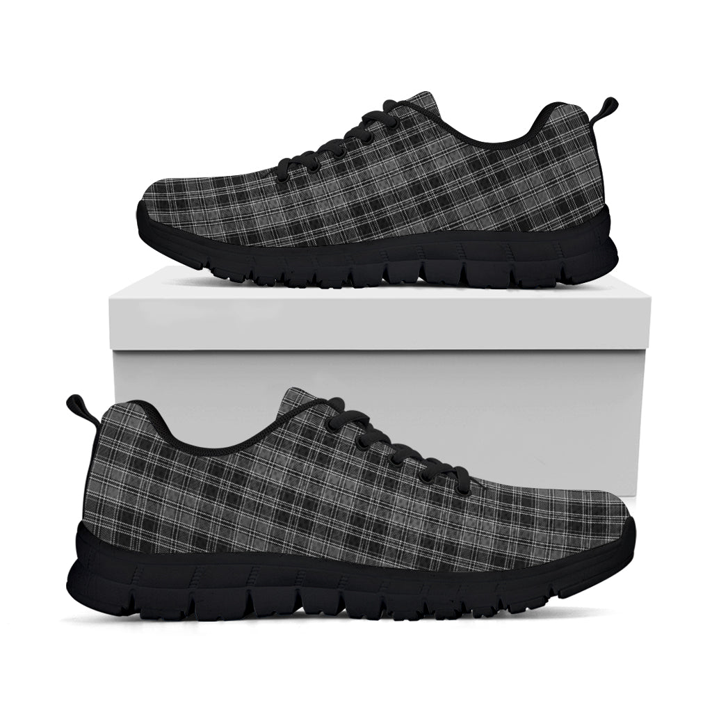 Drummond Grey Tartan Sneakers Kid's Sneakers - Tartan Vibes Clothing