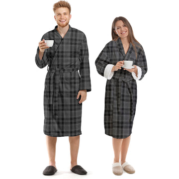 Drummond Grey Tartan Bathrobe