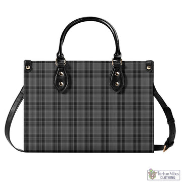 Drummond Grey Tartan Luxury Leather Handbags