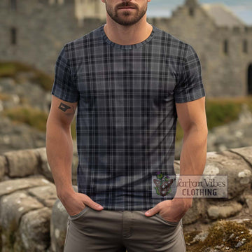 Drummond Grey Tartan Cotton T-Shirt