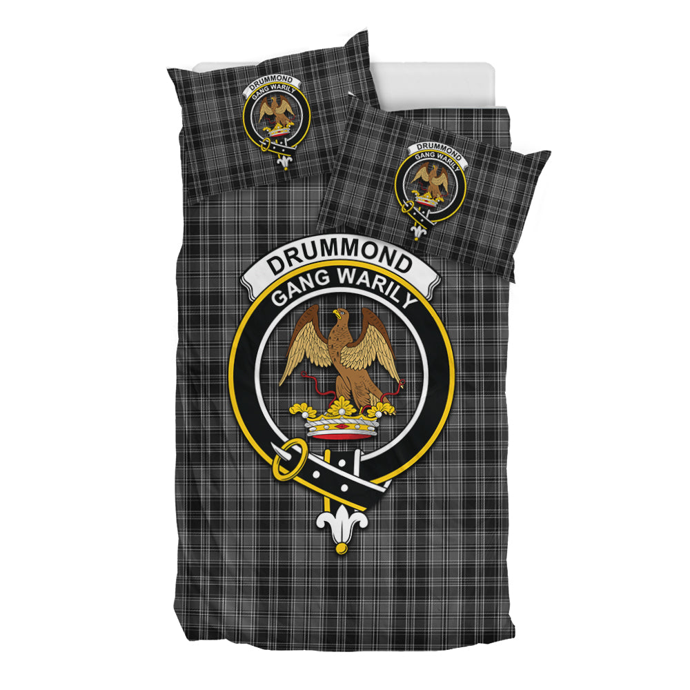 drummond-grey-tartan-bedding-set-with-family-crest