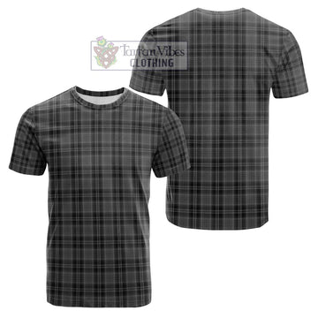 Drummond Grey Tartan Cotton T-Shirt