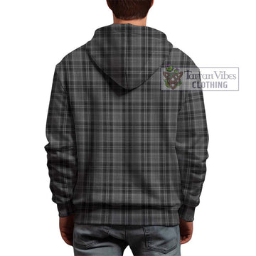 Drummond Grey Tartan Hoodie with Family Crest DNA In Me Style