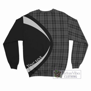 Drummond Grey Tartan Sweatshirt with Family Crest Circle Style