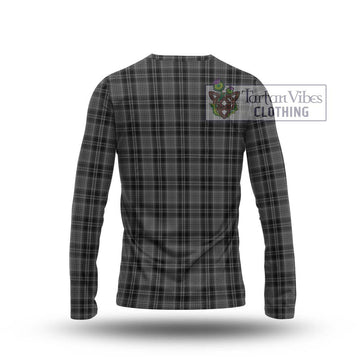 Drummond Grey Tartan Long Sleeve T-Shirt with Family Crest DNA In Me Style