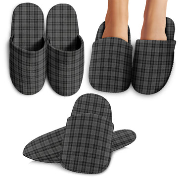 Drummond Grey Tartan Home Slippers