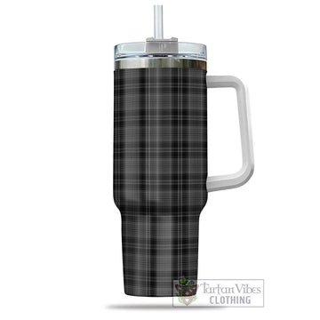 Drummond Grey Tartan Tumbler with Handle