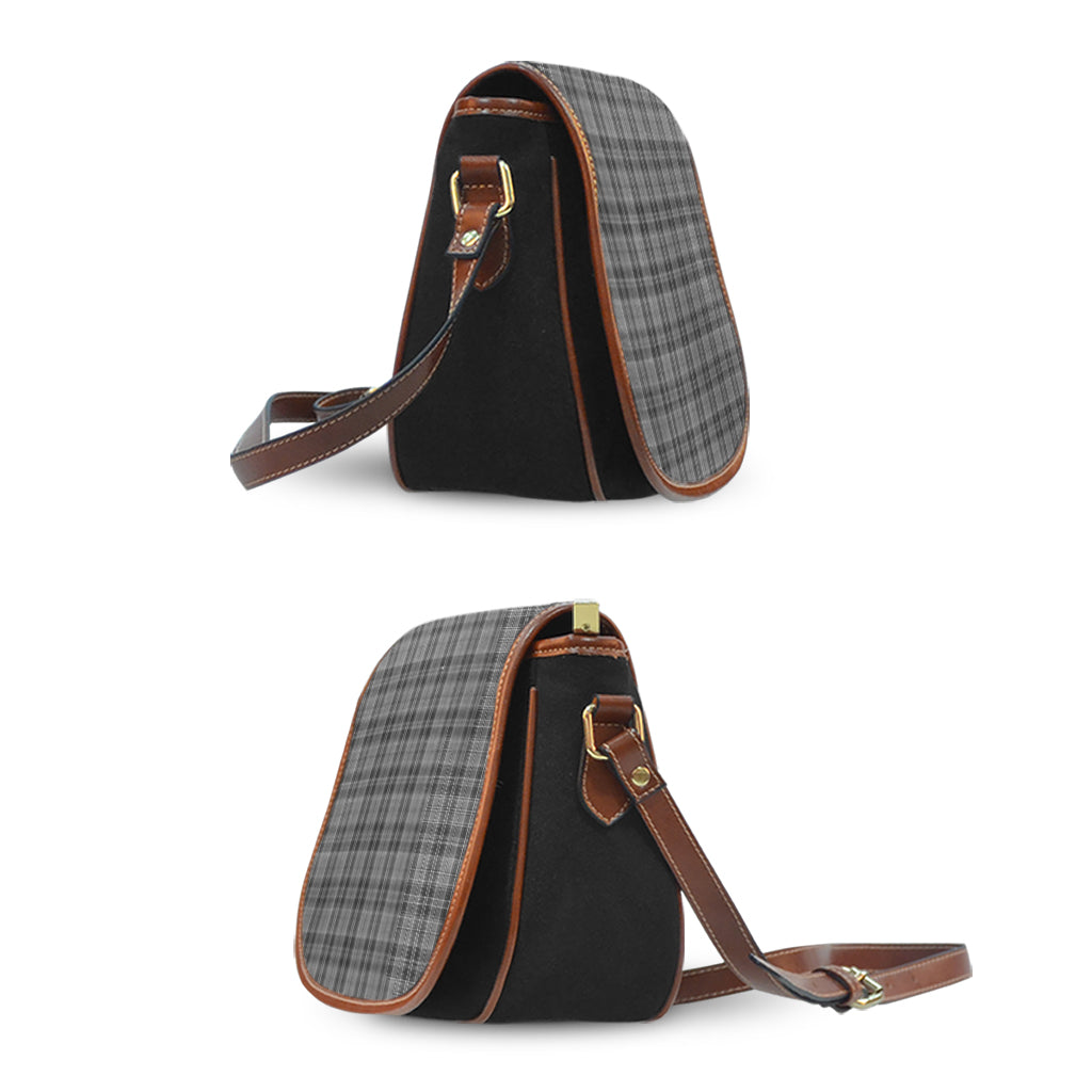 Drummond Grey Tartan Saddle Bag - Tartan Vibes Clothing