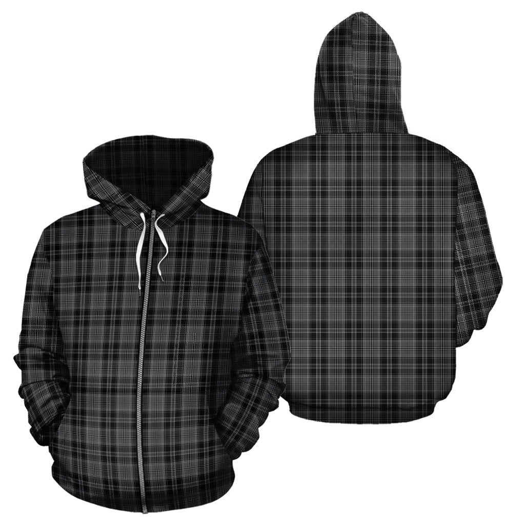 Drummond Grey Tartan Hoodie - Tartan Vibes Clothing