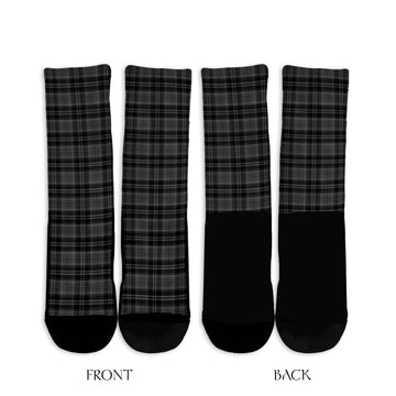 Drummond Grey Tartan Crew Socks