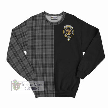 Drummond Grey Tartan Sweatshirt with Family Crest and Half Of Me Style