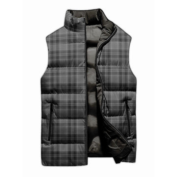 Drummond Grey Tartan Sleeveless Puffer Jacket