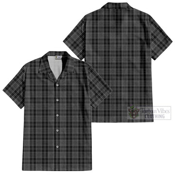 Drummond Grey Tartan Cotton Hawaiian Shirt