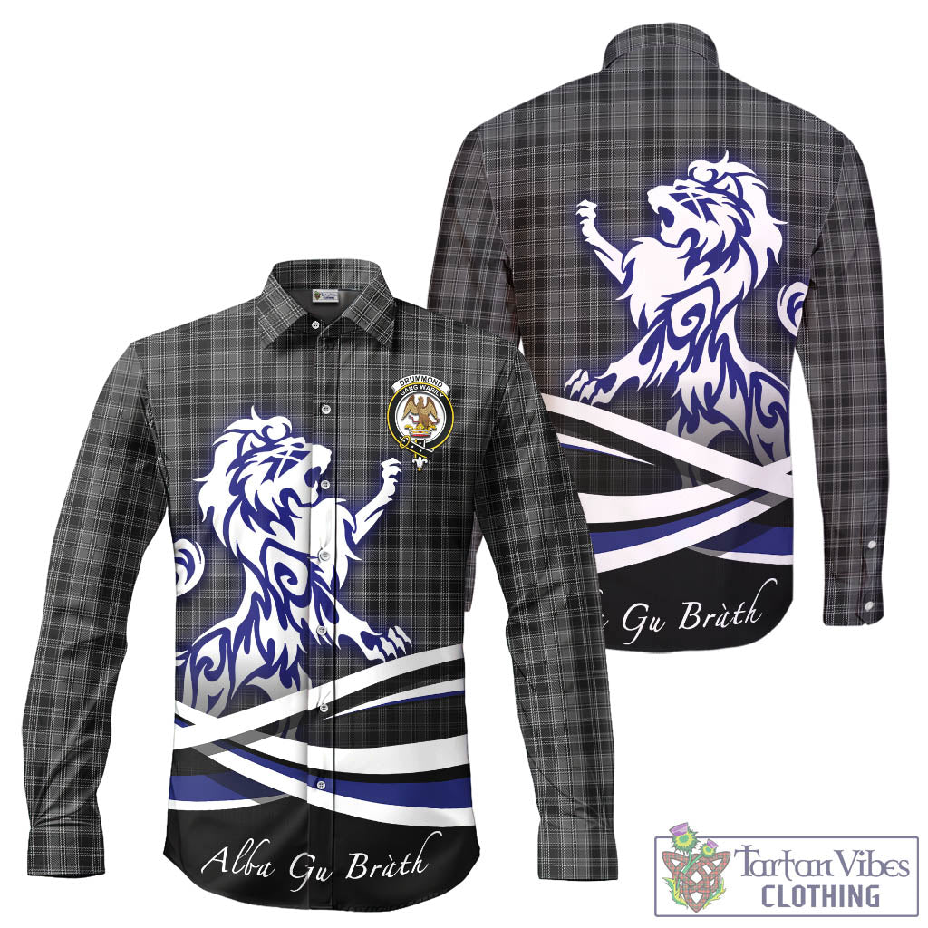 drummond-grey-tartan-long-sleeve-button-up-shirt-with-alba-gu-brath-regal-lion-emblem