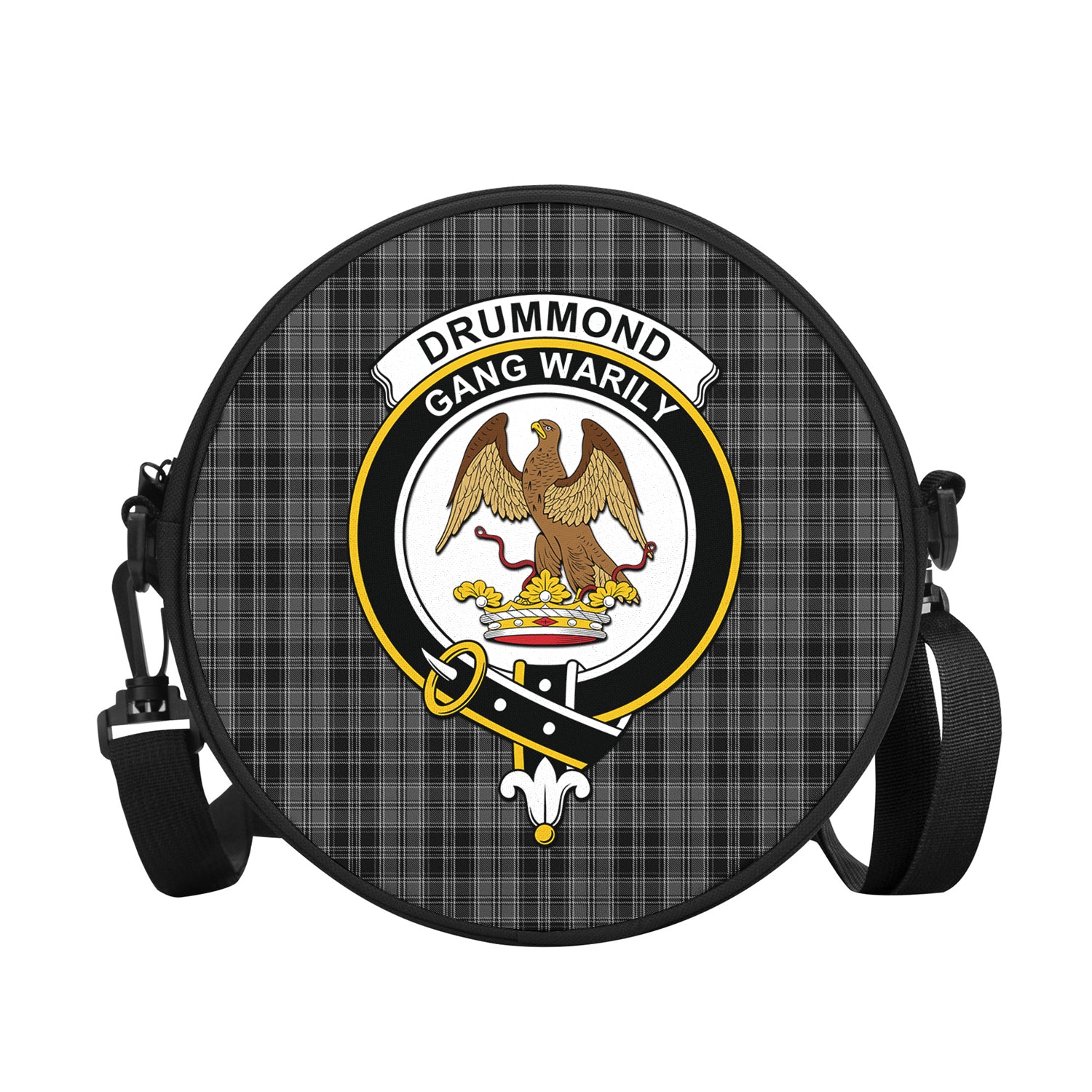 drummond-grey-tartan-round-satchel-bags-with-family-crest