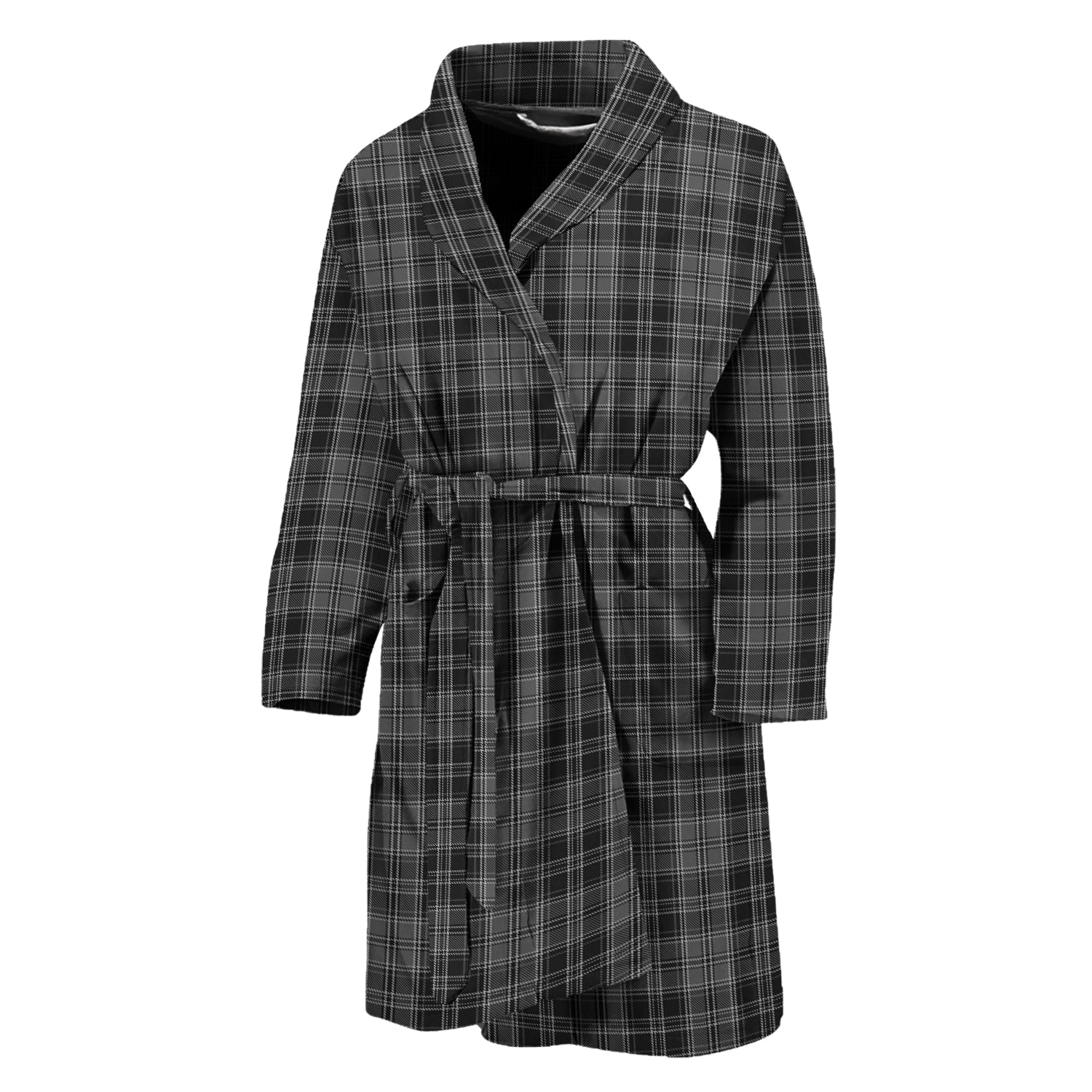 Drummond Grey Tartan Bathrobe - Tartan Vibes Clothing