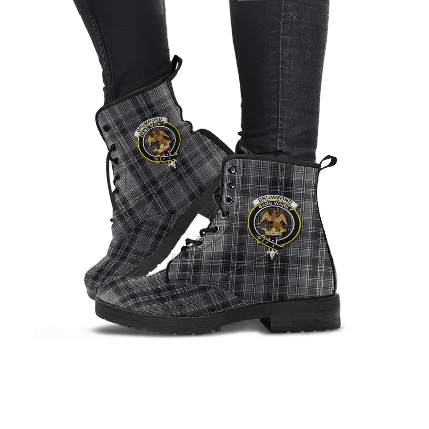 drummond-grey-tartan-leather-boots-with-family-crest