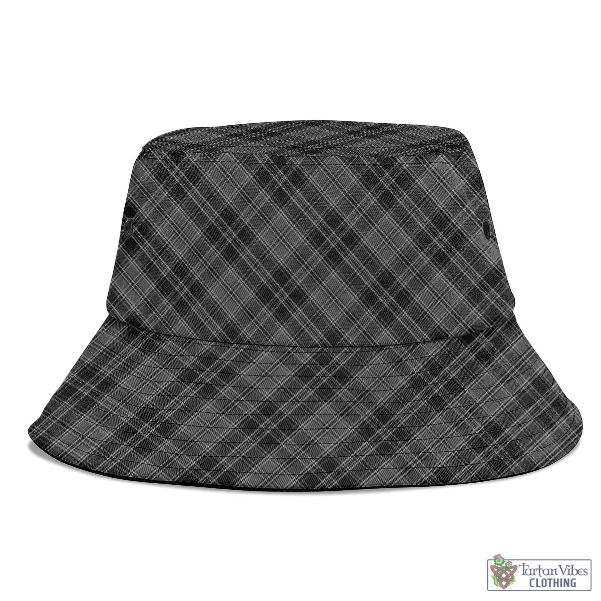 Tartan Vibes Clothing Drummond Grey Tartan Bucket Hat