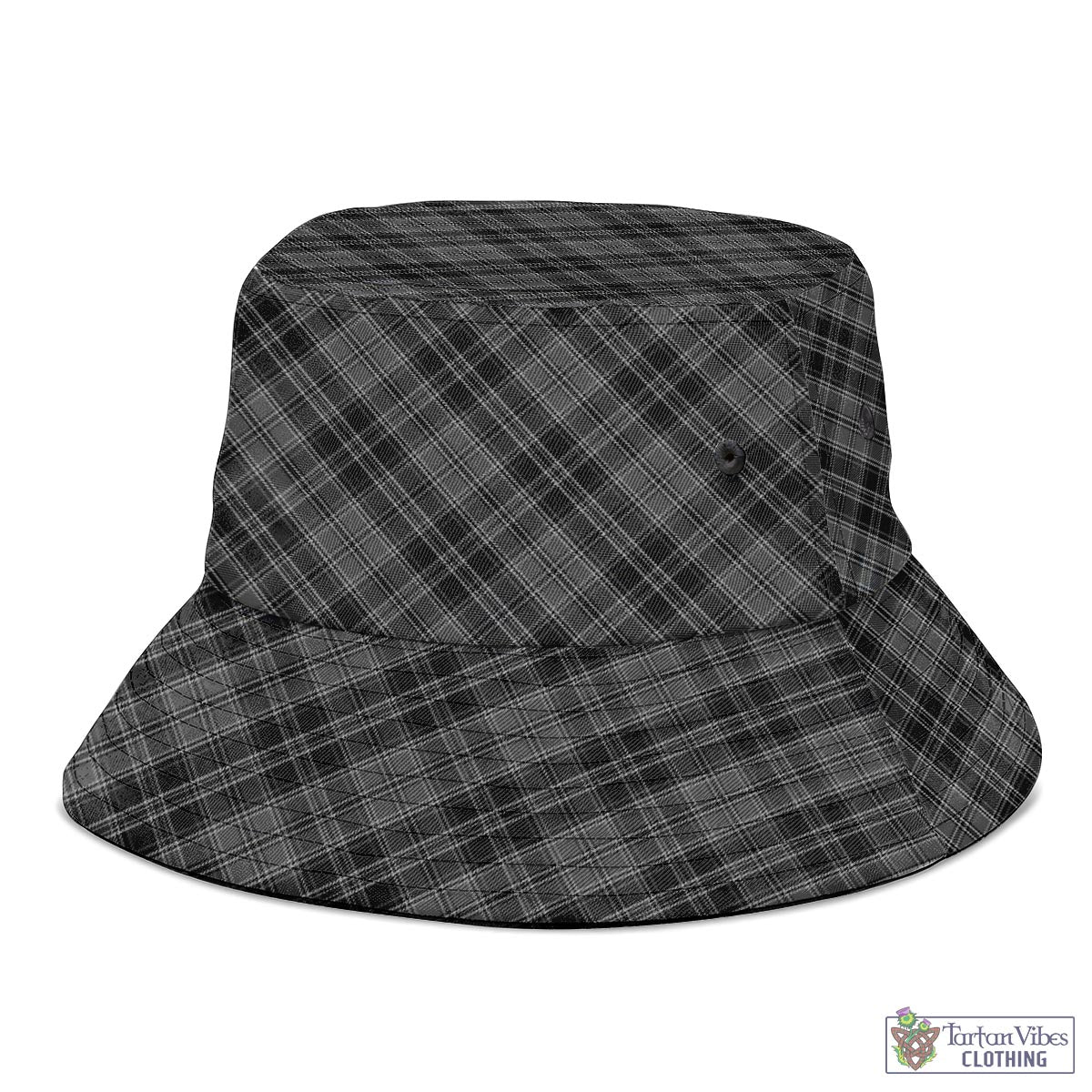 Tartan Vibes Clothing Drummond Grey Tartan Bucket Hat