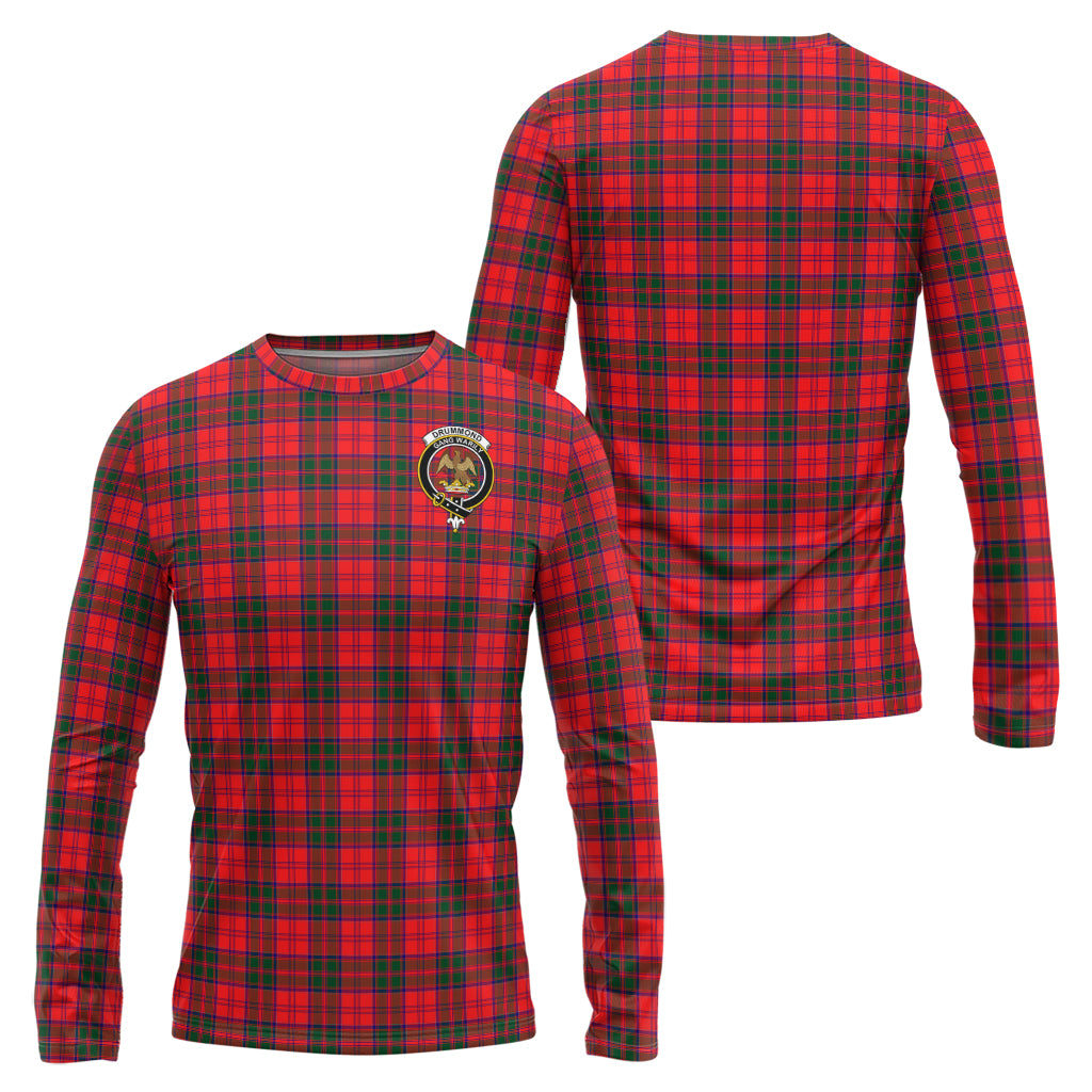 drummond-modern-tartan-long-sleeve-t-shirt-with-family-crest