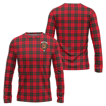 Drummond Modern Tartan Long Sleeve T-Shirt with Family Crest