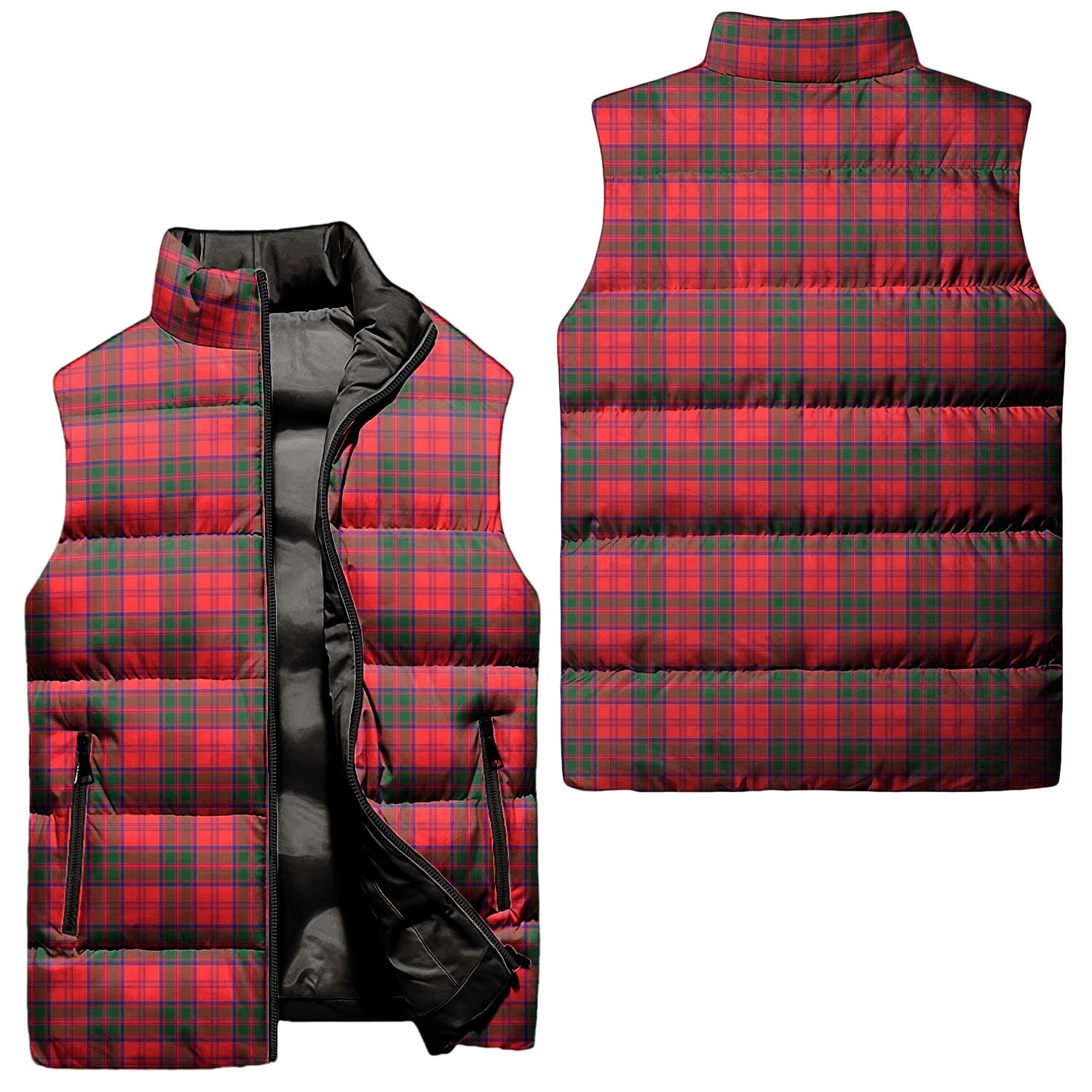 Drummond Modern Tartan Sleeveless Puffer Jacket Unisex - Tartanvibesclothing