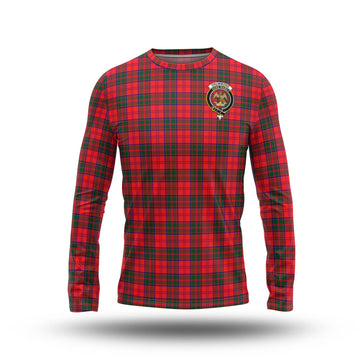 Drummond Modern Tartan Long Sleeve T-Shirt with Family Crest