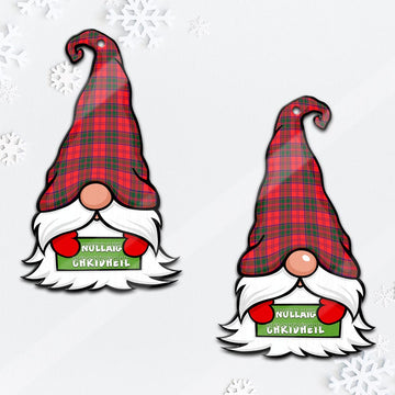 Drummond Modern Gnome Christmas Ornament with His Tartan Christmas Hat