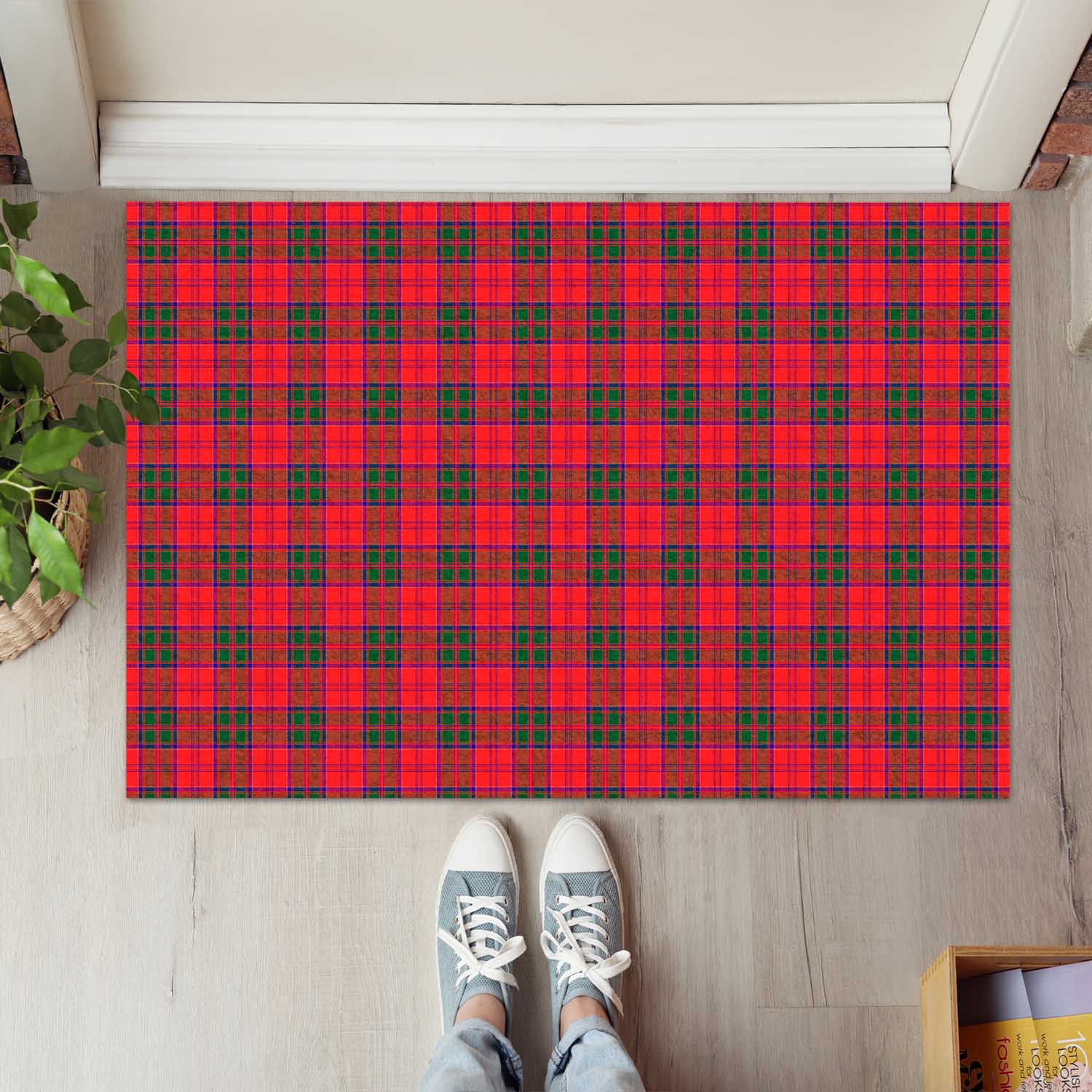 Drummond Modern Tartan Door Mat - Tartanvibesclothing