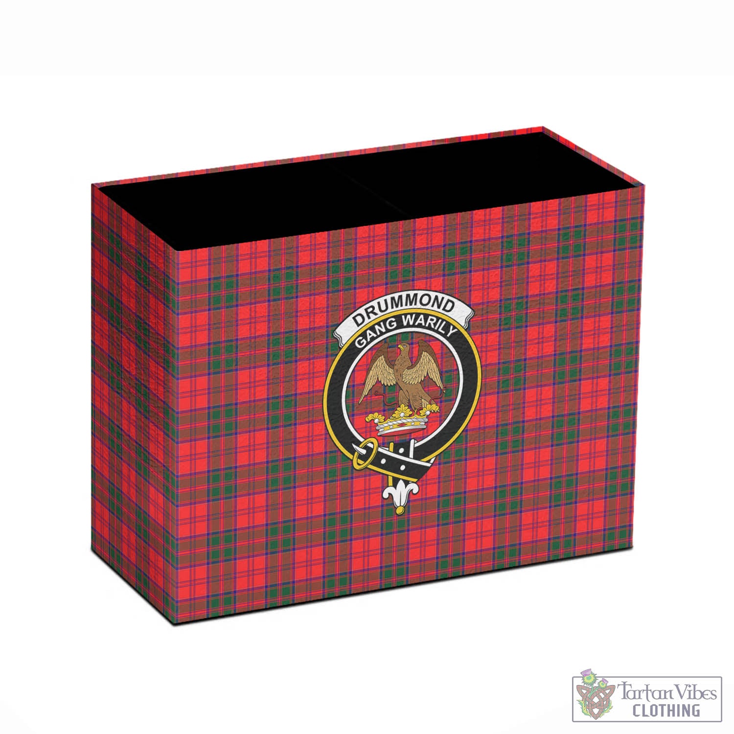 Tartan Vibes Clothing Drummond Modern Tartan Pen Holder with Family Crest