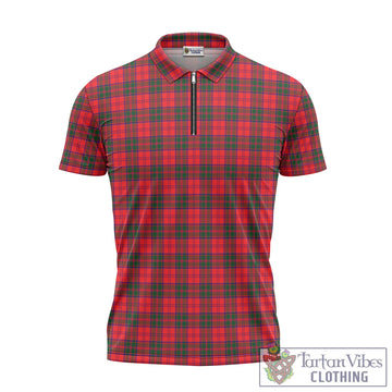 Drummond Modern Tartan Zipper Polo Shirt