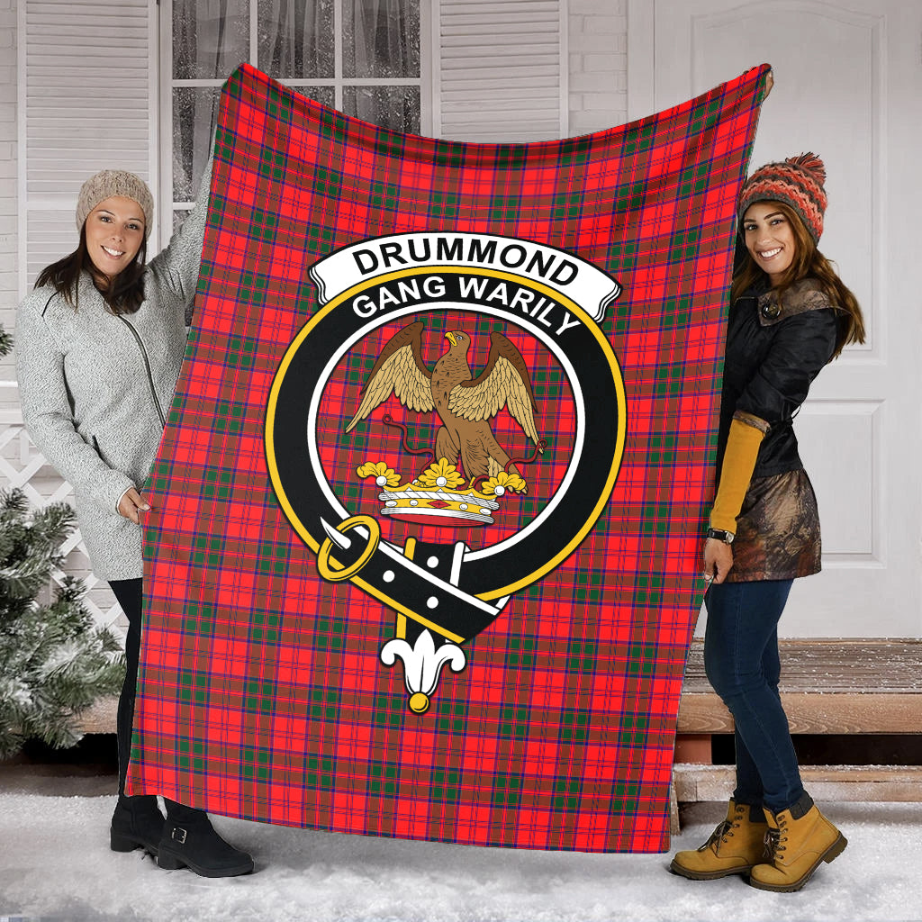 drummond-modern-tartab-blanket-with-family-crest