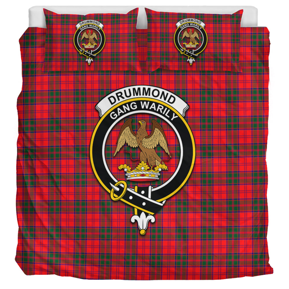 drummond-modern-tartan-bedding-set-with-family-crest