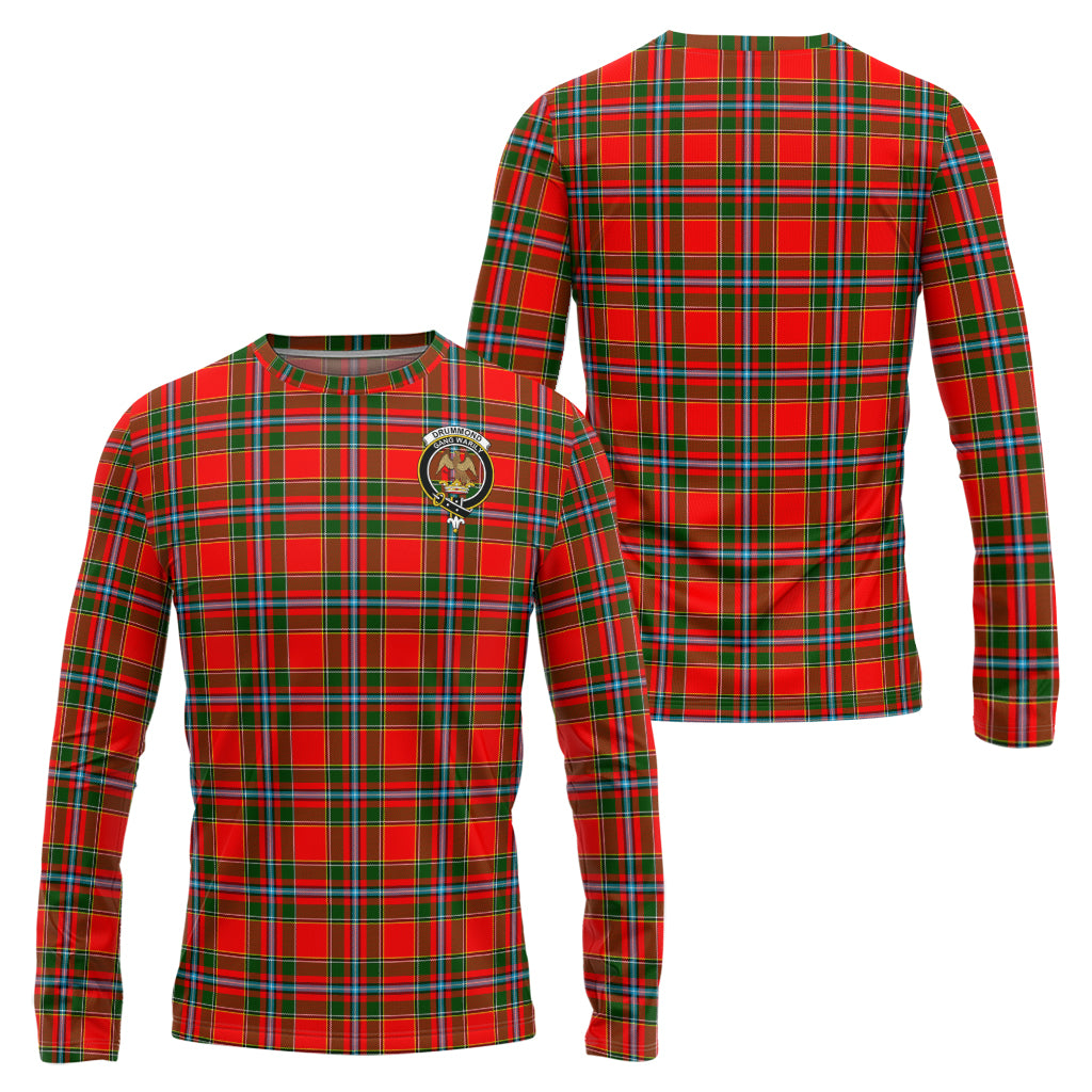 drummond-of-perth-tartan-long-sleeve-t-shirt-with-family-crest